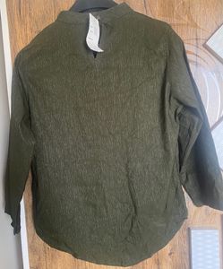 Women’s Green Embroidered Top