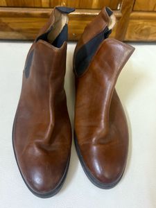 Brown pure Leather Boots
