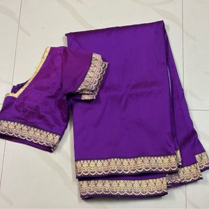 New Saree With Blouse