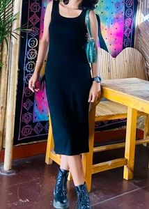 Black Midi Dress