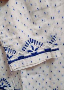 White &amp; Blue Top