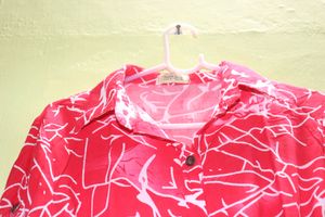 Buttoned Cinched Waist Top