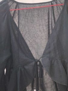Goth Pinterest sheer shrug