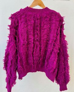 High Fashion Fringe Sweater