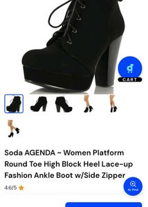 Black Heeled Boots