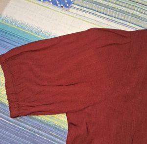 Mast &amp; Harbour New Maroon Dress