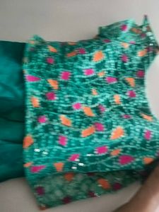 Girls' Ethnic Skirt &amp; Top Set