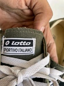 Olive Green Lotto Sneakers New