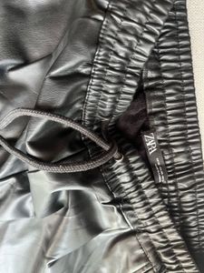 Stylish Black leather Joggers