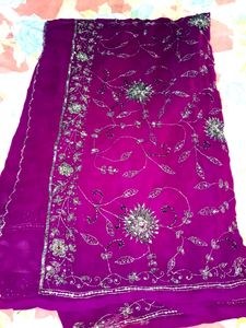 Saree And Top Combo