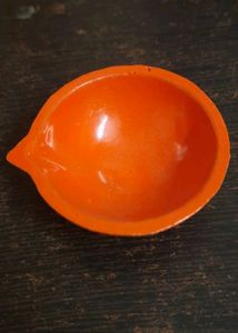 Colourful Aluminum Diyas,Set Of 6.