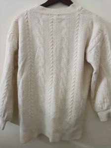 Cream Cable Knit Sweater