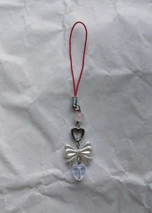 Cute Bow &amp; Heart Phone And Bag Charm ✨🎀🩷