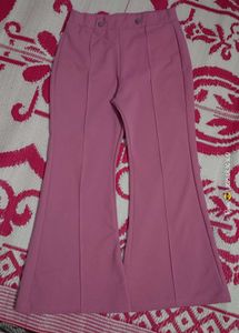 Pink Flared Pants