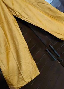 Fabindia Mustard Viscose Silk Palazzo