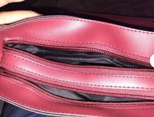 Shoulder Bag Burgundy