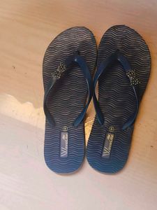 New branded White Shaded Blue Slippers