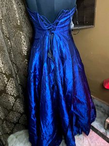 Ball Gown Rhinestone Flared Dress Party