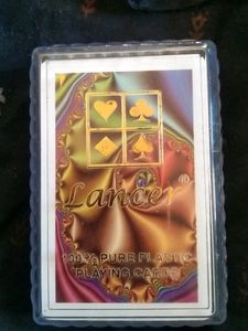 100% Pure Plastic Lancer Playing Cards