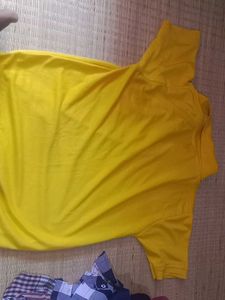 Yellow Casual t Shirt