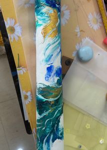 Fluid Art On Canvas