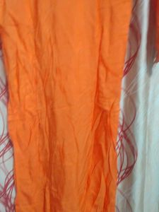 beautiful orange kurta