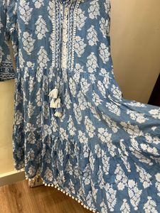 Floral Print Kurta