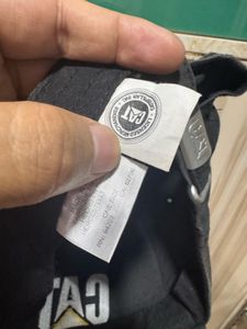 Caterpillar Trademark Logo Black Cap