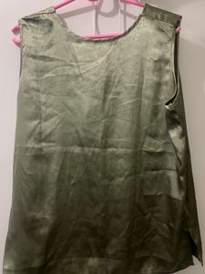 Green Sleeveless Top at Just ₹99