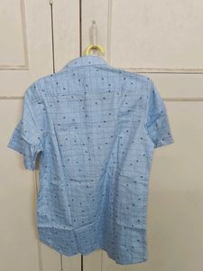 Allen Solley 38 Inch Shirt Blue