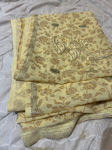 Cute Sequins Saree