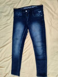 Classic Dark Wash Denim Jeans