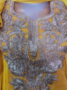 Haldi Ceremony Party Wear Dress