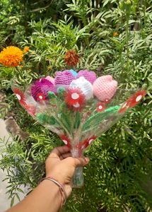 Crochet Tulip Bouquet 🌷