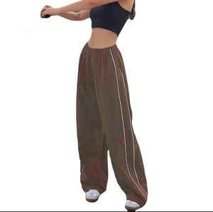 Y2K Brown Parachute Pants Size xs (NewMe)