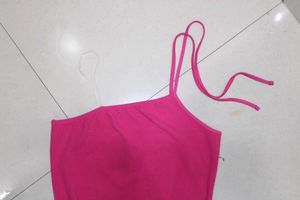 Pink One Shoulder Bodycon Mini Dress