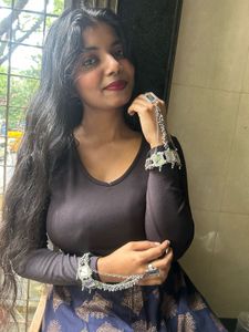 Oxidised Stone belt&amp;haathphool