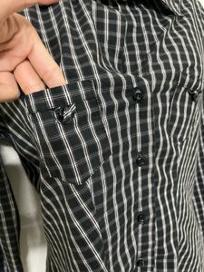 Y2k Vintage Pintresty Black Fitted Shirt