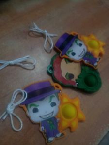 DC funko key chains - poison ivy and the joker