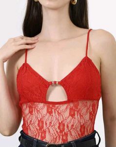 Shein Criss-Cross Spaghetti Strap  Tie-Up Wrap Top