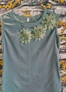 Floral Embellished Top