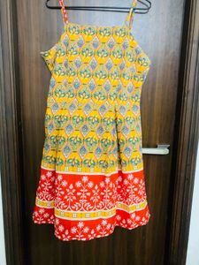SheIn Printed Midi Dress