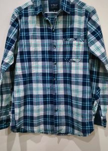 Stylish Blue Check Shirt