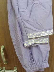 A Suit Set Without Dupatta