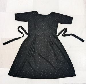 Black And White Polka Dot Dress