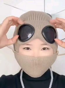 Goggles Beanie Winter Mask Hat