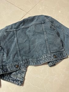Denim Cropped Jacket