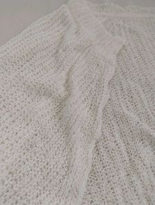 White Knit Bolero Shrug