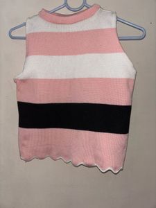 Striped Knit Tank Top