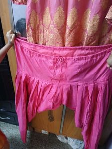 Pink Embroidered Kurta